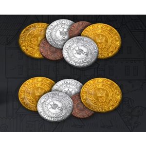 Kutna Hora: The City of Silver Metal Coins Set (No Amazon Sales)
