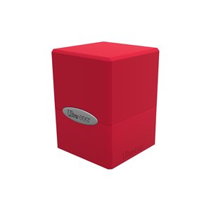 Deck Box: Apple Red Satin Cube (100ct)