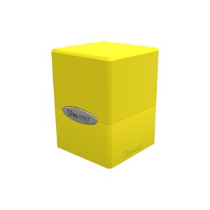 Deck Box: Classic Satin Cube: Lemon Yellow (100ct)