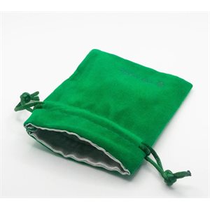 Velvet Dice Bag: Small Green (No Amazon Sales)