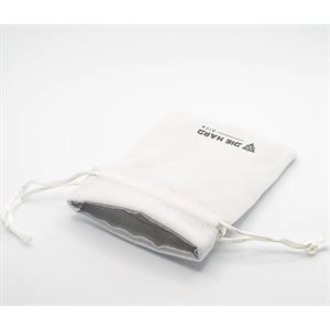 Velvet Dice Bag: Small White (No Amazon Sales)