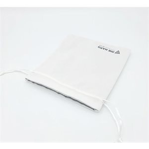 Velvet Dice Bag: Medium White (No Amazon Sales)