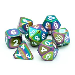 7 Pc RPG Set: Forge Scorched Rainbow Satin with White (No Amazon Sales)