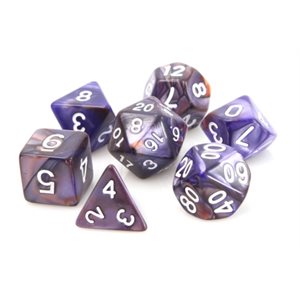7 Pc RPG Set: Copper and Purple Alloy (No Amazon Sales)