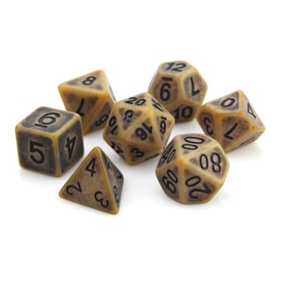 7 Pc RPG Set: Sand Ancient (No Amazon Sales)