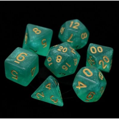 7 Pc RPG Set: Hakuro with Gold (No Amazon Sales)