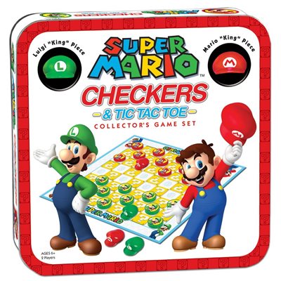 Super Mario™ Checkers & Tic Tac Toe (No Amazon Sales)