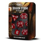 Dice: Dragon Storm: Silicone 7pc Set: Red Dragon Scales ^ Q3 2024