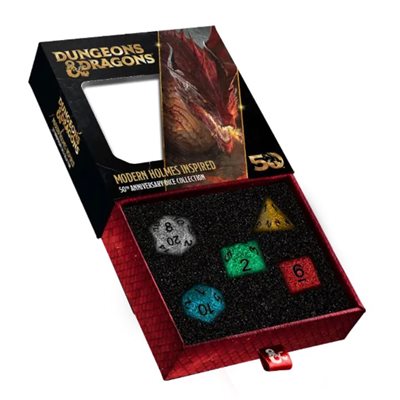 Dice: D&D: 50th Anniversary: Modern Holmes Inspired Set ^ AUG 2024