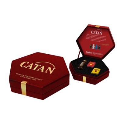 Catan: Premium Robber & Metal Dice Set: Tiger's Eye ^ SEPT 2024