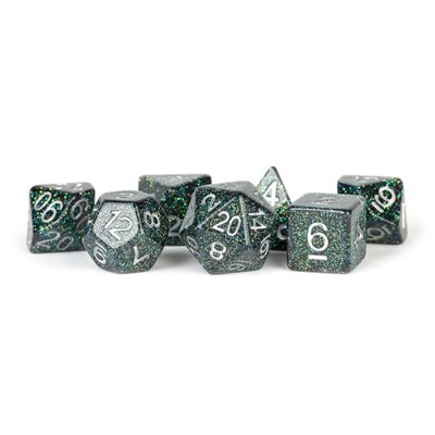 Dice: Resin 16mm 7pc Set: Astro Mica ^ Q3 2024