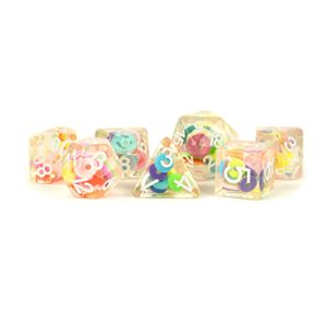 Dice: Resin 16mm 7pc Set: Critical Loops ^ Q2 2024