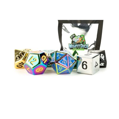 Dice: Mystery Misfit 7pc Set: Metal ^ Q3 2024