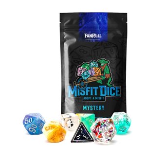 Dice: Mystery Misfit 7pc Set: 16mm Resin ^ Q2 2024