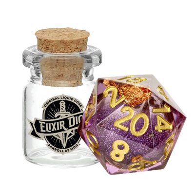 Dice: Elixir Liquid Core D20: Aether of Abstract (1ct) ^ Q2 2024