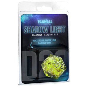 Dice: Elixir Liquid Core D20: Shadow Light UV Reactive (1ct) ^ Q2 2024