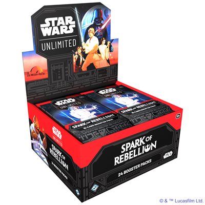 Star Wars: Unlimited: Spark of Rebellion Draft Booster Display ^ MARCH 8 2024