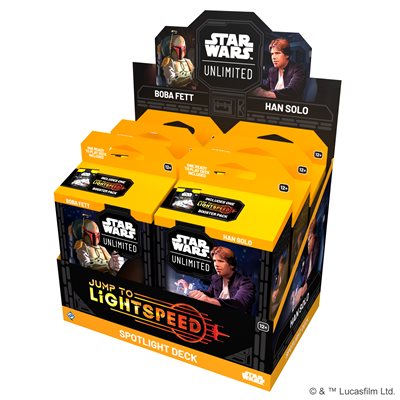 Star Wars: Unlimited: Jump to Lightspeed Spotlight Deck: Han Solo and Boba Fett