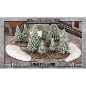 Battlefield in a Box: Small Pine Woods (Winter) (x1) (15mm) ^ DEC 7 2024