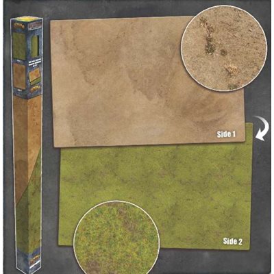 Playmat: Grassland / Desert 6' x 4' (Double Sided)