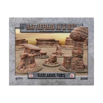 Battlefield in a Box: Badlands: Tors - Mars (x5) (Painted) ^ JUN 2024