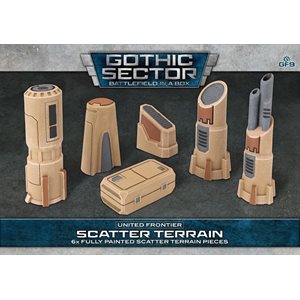 Battlefield in a Box: United Frontier: Scatter Terrain (x6) (30mm) ^ DEC 1 2024