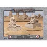 Battlefield in a Box: Forgotten City: Riddling Sphinxes (x2) (Painted) ^ MAY 2024
