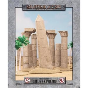 Battlefield in a Box: Forgotten City: Obelisk & Pillars (x5) (Painted) ^ MAY 2024