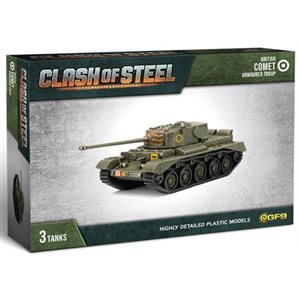 Clash Of Steel: Comet Armoured Troop (x3 Plastic) ^ MAY 18 2024