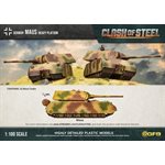 Clash Of Steel: Maus Heavy Tank Platoon (x2 Plastic) ^ JUN 29 2024