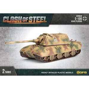 Clash of Steel: E-100 Heavy Tank Platoon (x2 Plastic)