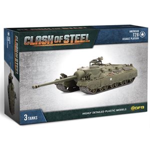 Clash Of Steel: T28 Assault Tank Platoon (x3 Plastic) ^ JUN 22 2024