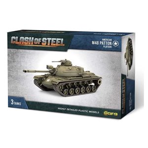 Clash of Steel: M48 Medium Tank Platoon (x3 Plastic)