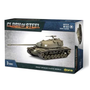 Clash of Steel: M103 Heavy Tank Platoon (x3 Plastic)