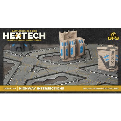 Hextech: Trinity Ciy: Highway Intersections (Painted)