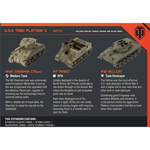 World of Tanks: U.S.A. Tank Platoon 3 (M4A1 Sherman - 76mm, M7 Priest, M18 Hellcat) ^ NOV 2023