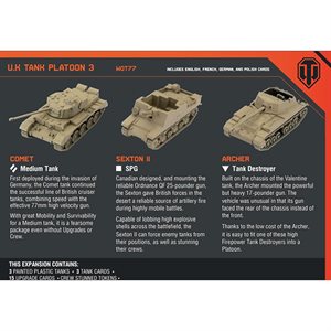 World of Tanks: U.K. Tank Platoon 3 (Comet, Sexton II, Archer)