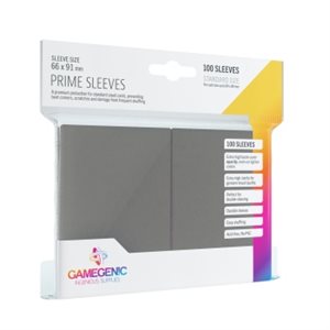 Sleeves: Gamegenic Prime Sleeves: Grey (100)