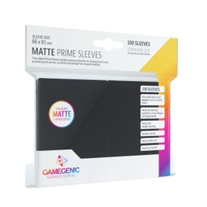Sleeves: Gamegenic Matte Prime Sleeves: Black (100)