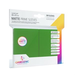 Sleeves: Gamegenic Matte Prime Sleeves: Green (100)