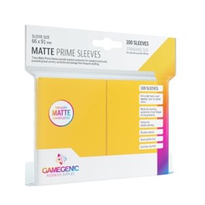 Sleeves: Gamegenic Matte Prime Sleeves: Yellow (100)