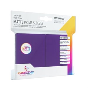 Sleeves: Gamegenic Matte Prime Sleeves: Purple (100)