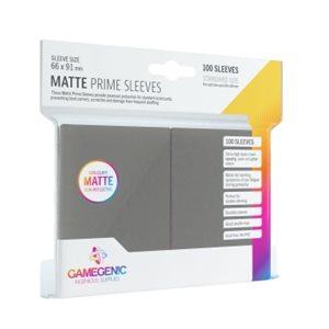 Sleeves: Gamegenic Matte Prime Sleeves: Dark Grey (100)