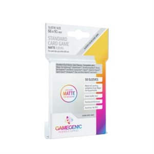 Sleeves: Gamegenic Matte Standard Card Game Sleeves (50)