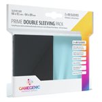 Sleeves: Gamegenic Prime Double Sleeving Clear / Black (2x100)