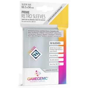 Sleeves: Gamegenic Prime Retro Sleeves (50)