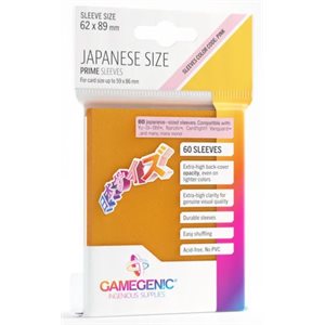 Sleeves: Gamegenic Prime Japanese Sized Sleeves Orange (60)