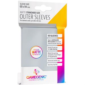 Sleeves: Outer Matte Standard Size (50) ^ SEPT 2023