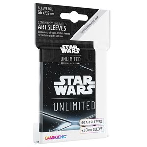 Star Wars: Unlimited Art Sleeves: Card Back Black