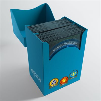 Deck Box: Keyforge Gemini: Blue (80ct)